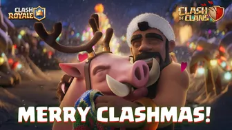 Santa Hog Rider Saves Clashmas!