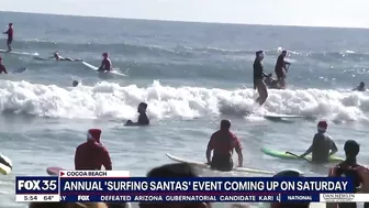 'Surfing Santas' returning to Cocoa Beach