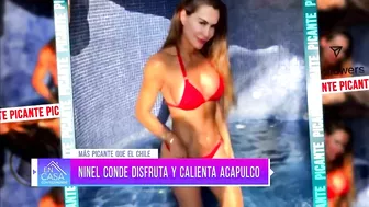 Chiquis presume cuerpazo en ajustado bikini negro | Más picante que el chile | En Casa Con Telemundo