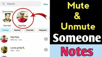 How To Mute Someone Notes On Instagram | Unmute Someone Notes On Instagram