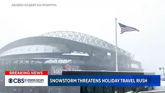 Major winter storm threatens holiday travel in U.S.