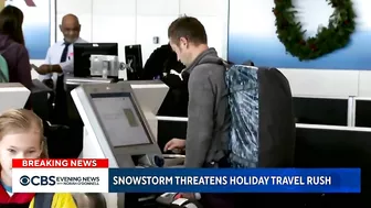 Major winter storm threatens holiday travel in U.S.