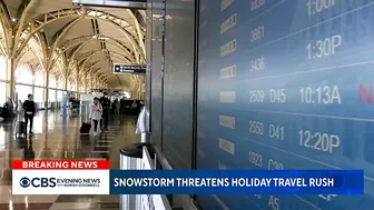 Major winter storm threatens holiday travel in U.S.