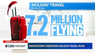 Major winter storm threatens holiday travel in U.S.