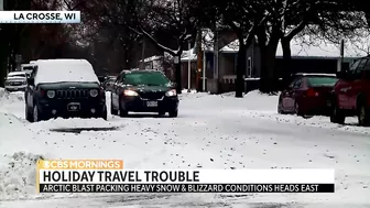 Winter storm packing heavy snow, blizzard conditions could disrupt holiday travel for millions