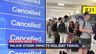 Winter Storm Expected To Cause Holiday Travel Chaos