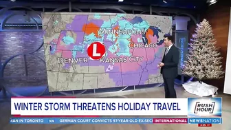 Winter storm causes hazardous holiday travel | Rush Hour