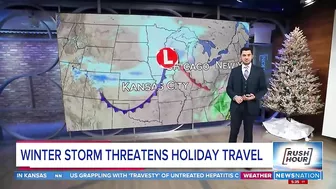 Winter storm causes hazardous holiday travel | Rush Hour