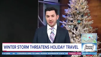 Winter storm causes hazardous holiday travel | Rush Hour