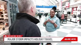 Severe Weather And Brutal Cold Cause Holiday Travel Chaos