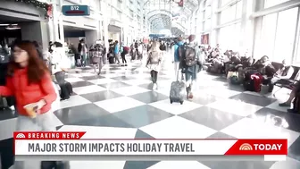 Severe Weather And Brutal Cold Cause Holiday Travel Chaos