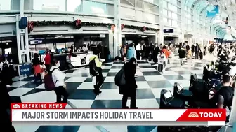 Severe Weather And Brutal Cold Cause Holiday Travel Chaos