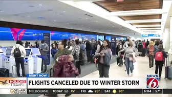 Arctic blast causes travel woes at Orlando airport