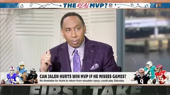 Can Jalen Hurts win NFL MVP if he misses games? Stephen A. weighs in | First Take