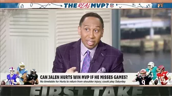 Can Jalen Hurts win NFL MVP if he misses games? Stephen A. weighs in | First Take