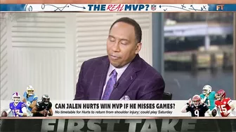 Can Jalen Hurts win NFL MVP if he misses games? Stephen A. weighs in | First Take