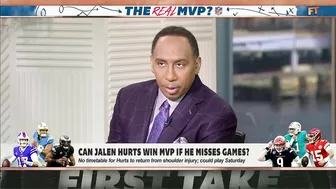 Can Jalen Hurts win NFL MVP if he misses games? Stephen A. weighs in | First Take