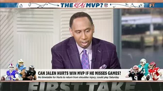 Can Jalen Hurts win NFL MVP if he misses games? Stephen A. weighs in | First Take