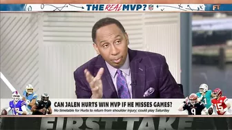 Can Jalen Hurts win NFL MVP if he misses games? Stephen A. weighs in | First Take