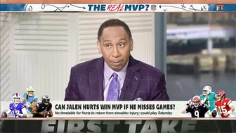 Can Jalen Hurts win NFL MVP if he misses games? Stephen A. weighs in | First Take