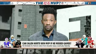 Can Jalen Hurts win NFL MVP if he misses games? Stephen A. weighs in | First Take