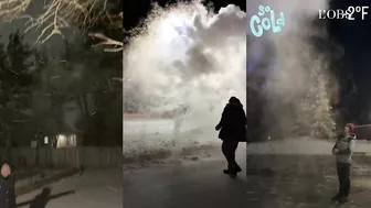 "Boiling Water Challenge", le défi tendance de la tempête de neige historique en Amérique du Nord