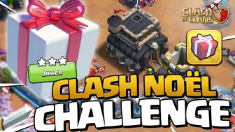 3 ÉTOILES SUR LE NOUVEAU CHALLENGE DE Clash Noël ! Clash of Clans