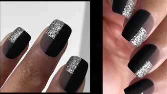 TRENDY NEW YEARS EVE NAIL DESIGNS | NYE nail art compilation using gel nail polish at home | chrome