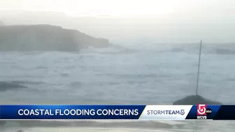 Waves pound Good Harbor Beach, send debris into Gloucester streets