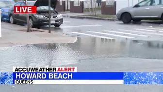 Howard Beach sees high water levels in flood caused by winter storm