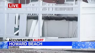 Howard Beach sees high water levels in flood caused by winter storm