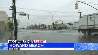 Howard Beach sees high water levels in flood caused by winter storm