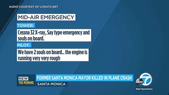 Former Santa Monica mayor dies after small plane crashes on beach