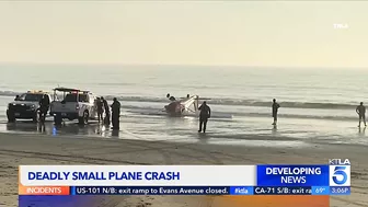 Former mayor confirmed dead in plane crash on Santa Monica beach