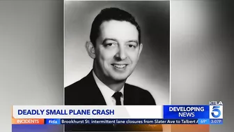 Former mayor confirmed dead in plane crash on Santa Monica beach