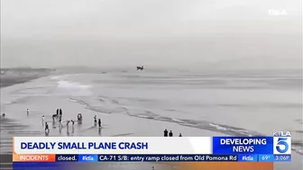 Former mayor confirmed dead in plane crash on Santa Monica beach