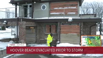 Hoover Beach evacuation before storm hits