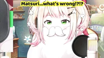 Matsuri Opens Nene Stream While She's Making Pancake: (Hololive)