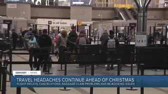 Travel headaches continue ahead of Christmas