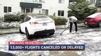 Winter Storm Causing Holiday Travel Nightmare