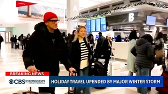 Major winter storm upends holiday travel for thousands