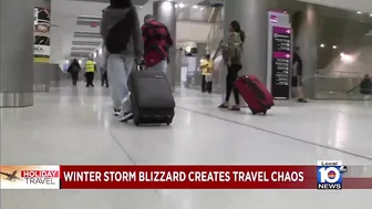 Major winter storm causing travel delays head of Christmas holiday