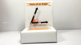 Parts of an angle maths tlm model | Parts of angle | TLM working model | B.Ed teaching & learning