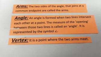 Parts of an angle maths tlm model | Parts of angle | TLM working model | B.Ed teaching & learning