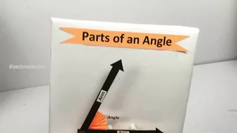 Parts of an angle maths tlm model | Parts of angle | TLM working model | B.Ed teaching & learning