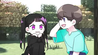 Steve and Enderman stay out of rain | Minecraft anime