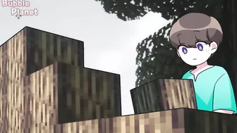 Steve and Enderman stay out of rain | Minecraft anime