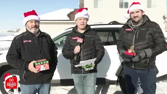 Bloopers and funny moments while delivering gifts from Secret Santa this year