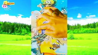 Spongebob Squarepants and friends ???? funny character change puzzle ????compilation wrong head change