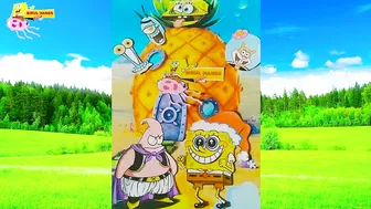 Spongebob Squarepants and friends ???? funny character change puzzle ????compilation wrong head change